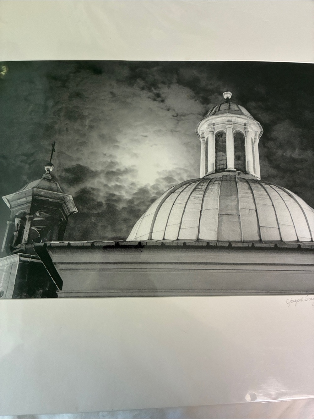 Signed and dated photograph. Krakow